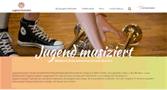 Desktop Screenshot of jugend-musiziert.org