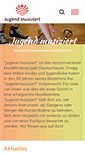 Mobile Screenshot of jugend-musiziert.org